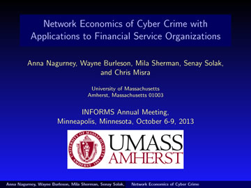 INFORMS 2013